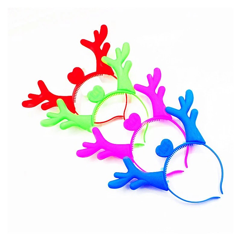  Sale Gafas Led 20pcslot Free Shipping Flash Colorful Christmas Party Headband Toy Deer Horns Led Glowing Kids Decoration (6)