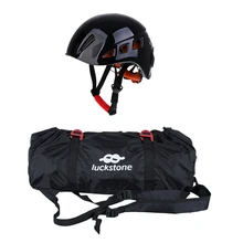 Foldable Climbing Caving Rope Bag& Ground Sheet+ Aerial Work Safety Helmet