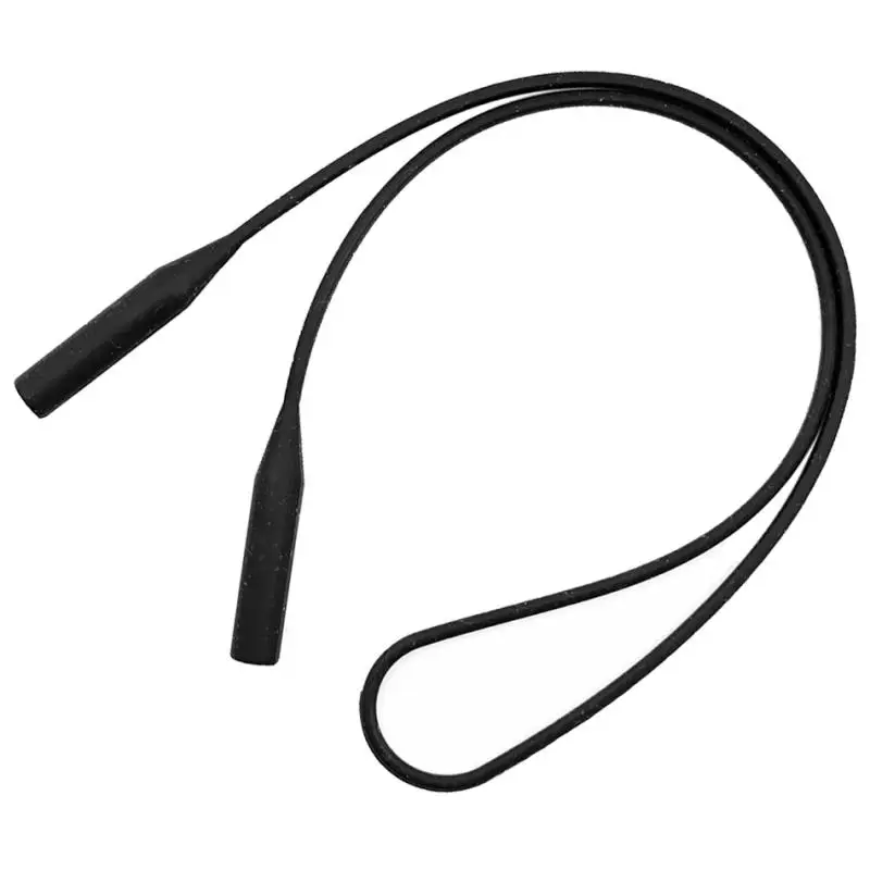 2pcs Silicone Sunglasses Holder Eyeglasses Strap Glasses Neck Cord String Reading Glasses Rope Anti-slip Eyewear