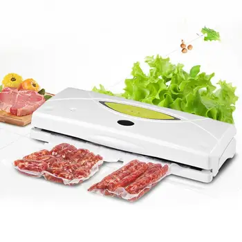 

110W Household Mini Automatic Vacuum Sealer Food Sealing Machine for Food Preservation Packing Machine+Grain Vacuum Bag