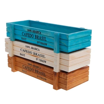 

Wooden Multifunctional Storage Table Plant Flower Pot Rectangular Table Flower Pot Gardening Equipment