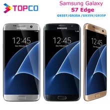 Samsung galaxy smartphone s7 edge, telefone celular, versão eua, g935v/a/t/p, desbloqueado, lte, android, quad core 5.5