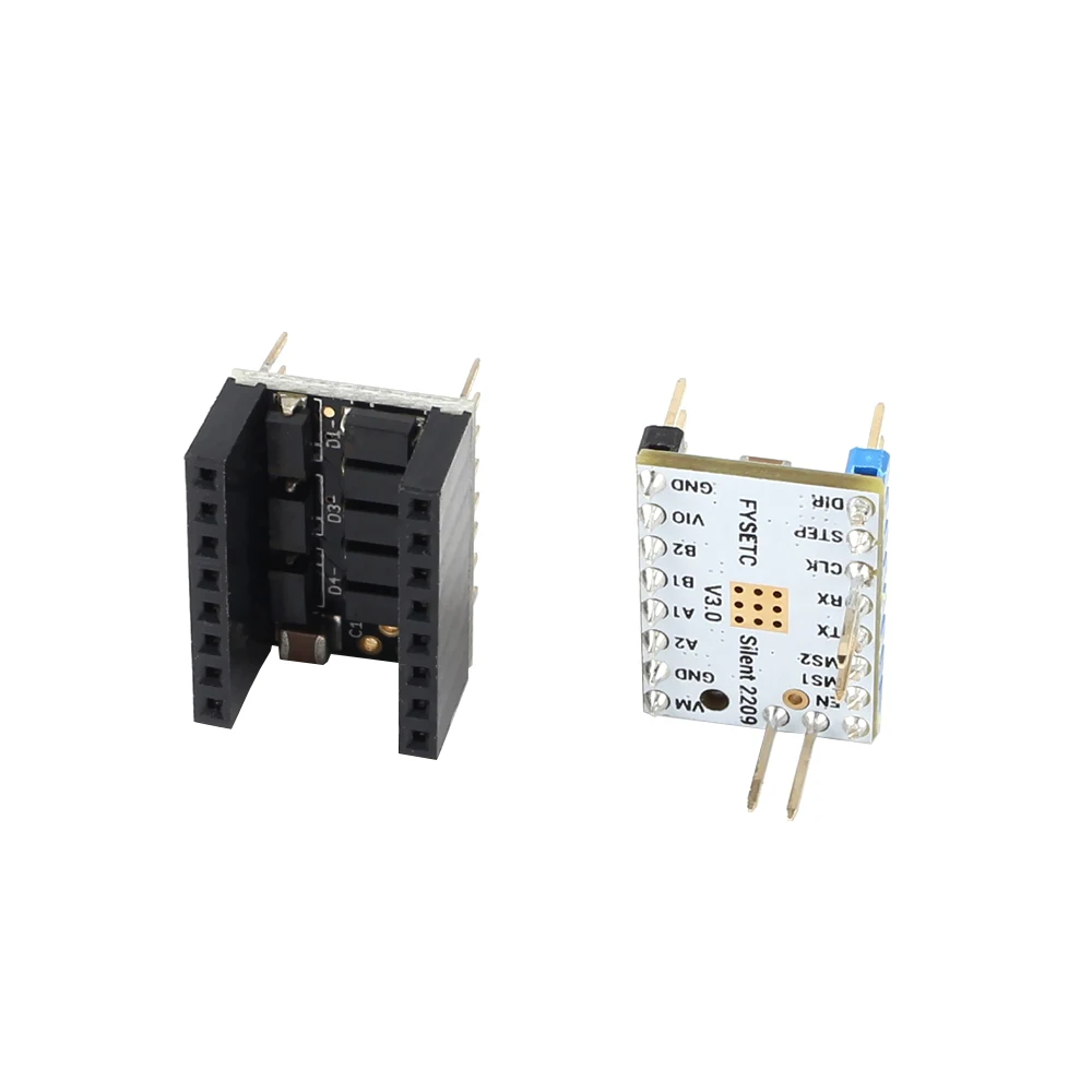 2 шт. TMC2209 v3.0 шаговый двигатель драйвер Stepsticks бесшумный драйвер с 2 шт. бесшумный шаг Стик протектор Двигателя драйвер VS TMC2208