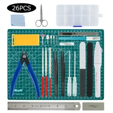 26pcs Model Building Tools Combo For Gundam Tools Military Hobby Model DIY Accessories Grinding Cutting Polishing Tools Set