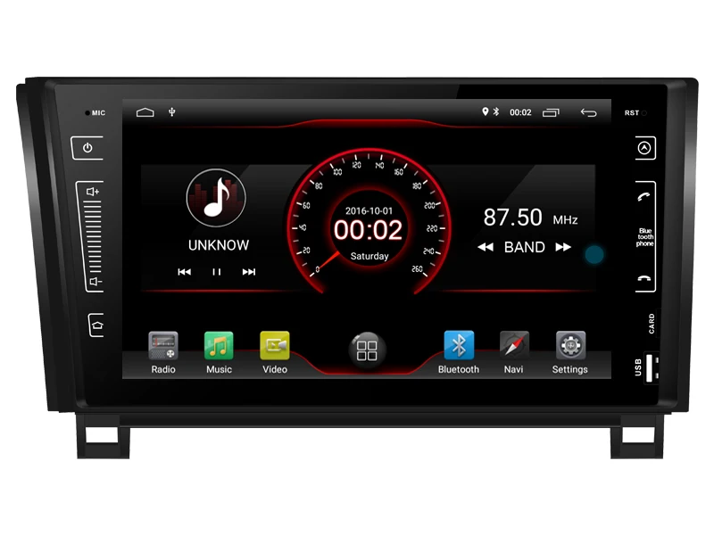 Excellent Car Multimedia Player IPS Screen Monitor GPS Navigation tape recorder Bluetooth Android 9.0 For Toyota Tundra Sequoia auto audio 4