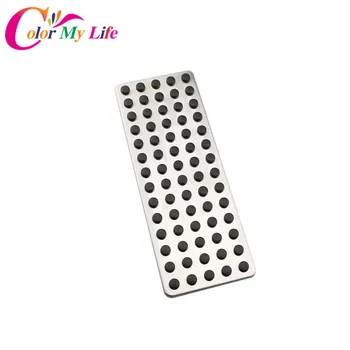 

Color My Life 1 Piece Foot Rest No Drilling Footrest Dead Pedal Pad Cover for Benz LHD A B C E S CLS SLK CLA GLA GLC GLK ML G GL