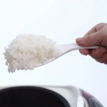 2 шт./компл. белый рис весло антипригарным Пластик лопатка для риса, складывающиеся вручную ложки риса Лопата Кухня стол гаджеты инструмент