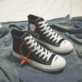 

Harajuku High Top Sneakers Korean Version of the Wild Students Lovers Shoes Autumn Breathable at the State Sneakers mens casual