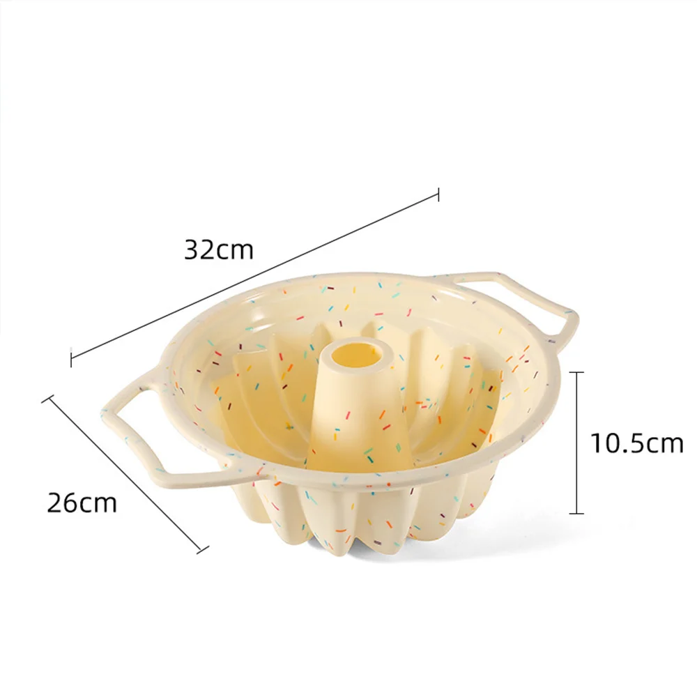 New 3D Big Swirl Shape Silicone Butter Cake Mould Kitchen Baking Form Tools For Cake Bakery Baking Dish Kitchen Bakeware Mold