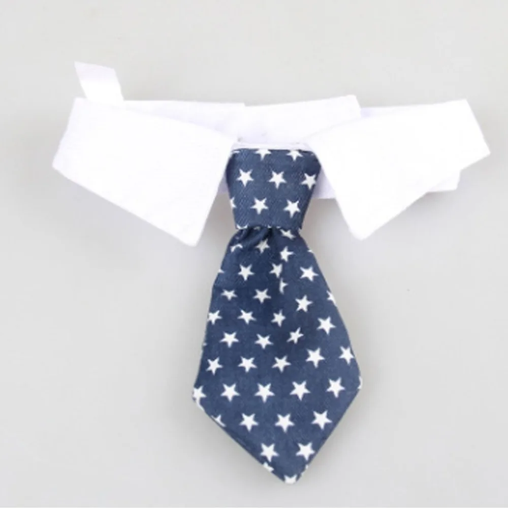 Trendy Gentleman Dogs Cats Pet Necktie Tie Cravat Collars