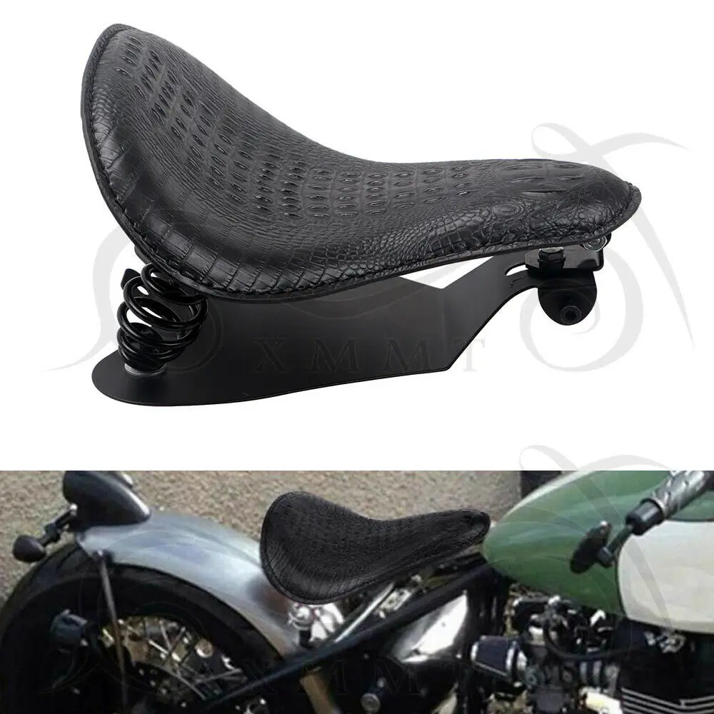 Мотоцикл черный Solo Seat Baseplate/пружины/кронштейн сидящая Подушка монтажный комплект