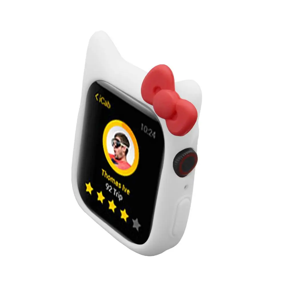 Чехол Serilabee KIT TY CAT для apple watch 4 5/3/2/1 40 мм 44 мм милый защитный силиконовый чехол s для iwatch series 4 5/3/2/1