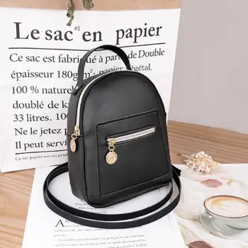 

Hot 2020 Mini Backpack Women PU Leather Shoulder Bag Girls Fashion Small Bagpack Ladies School Backpack