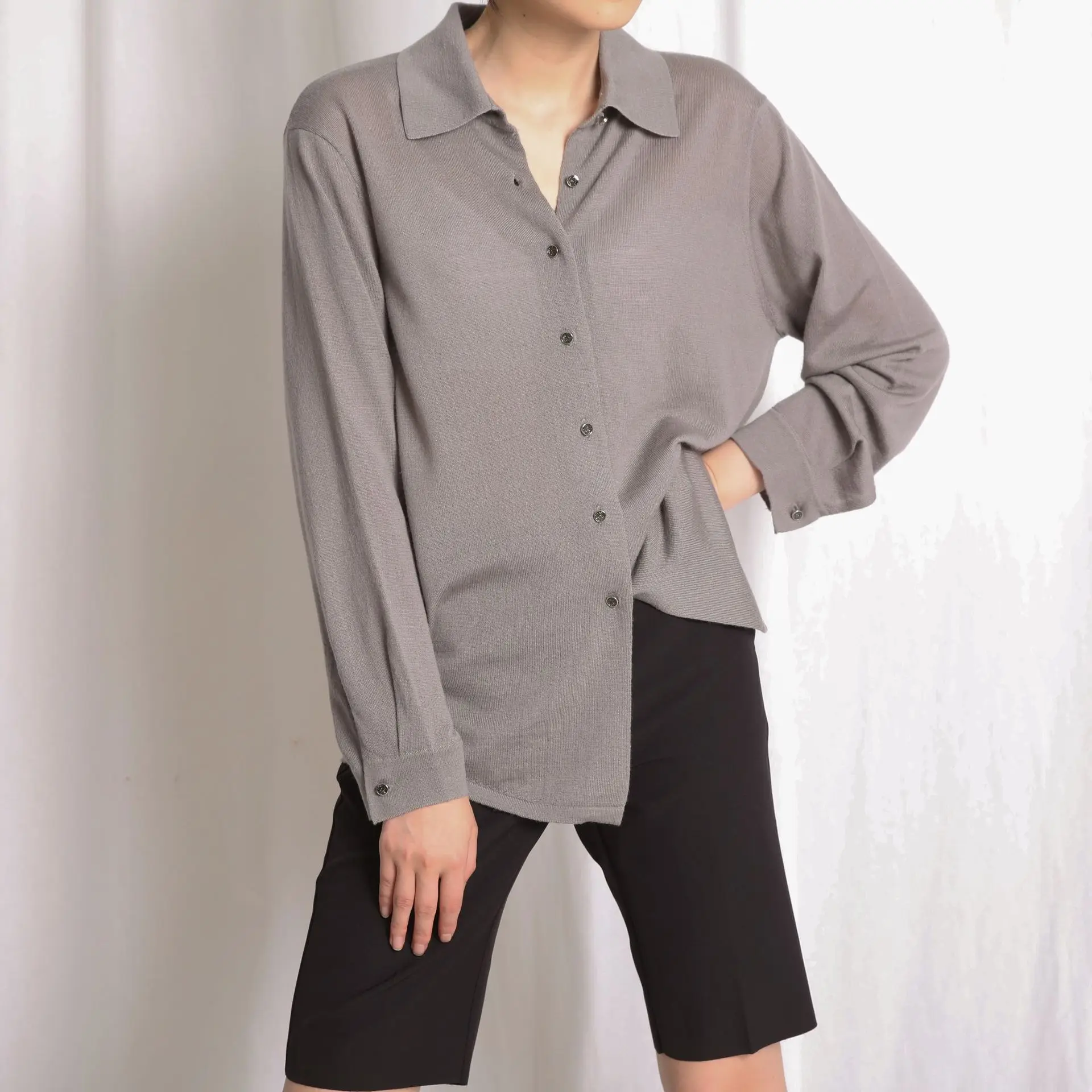 Fall 2019 Women Knitted Sweater Exquisite Button Wool Shirt Style Casual Sweaters Cardigan