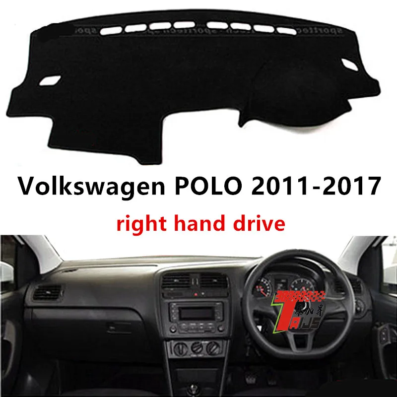 Taijs правая накладка приборной панели автомобиля для Volkswagen POLO 2011- защитная анти УФ-Приборная панель автомобиля для Polo 11-17