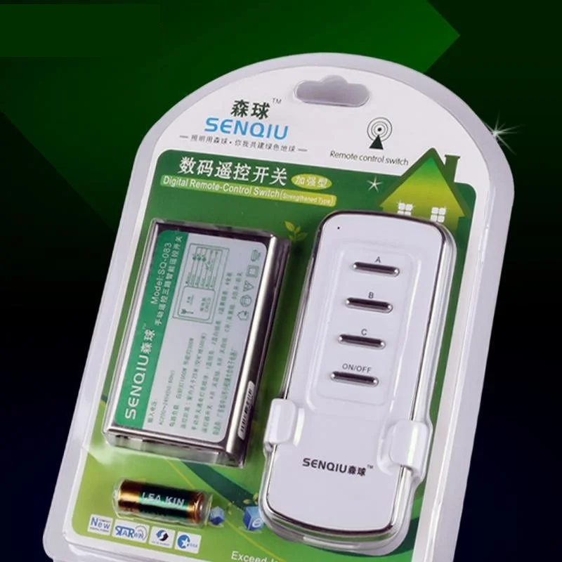 

20 meters wireless remote remote control switch two way and three four way electric remote control module 220V