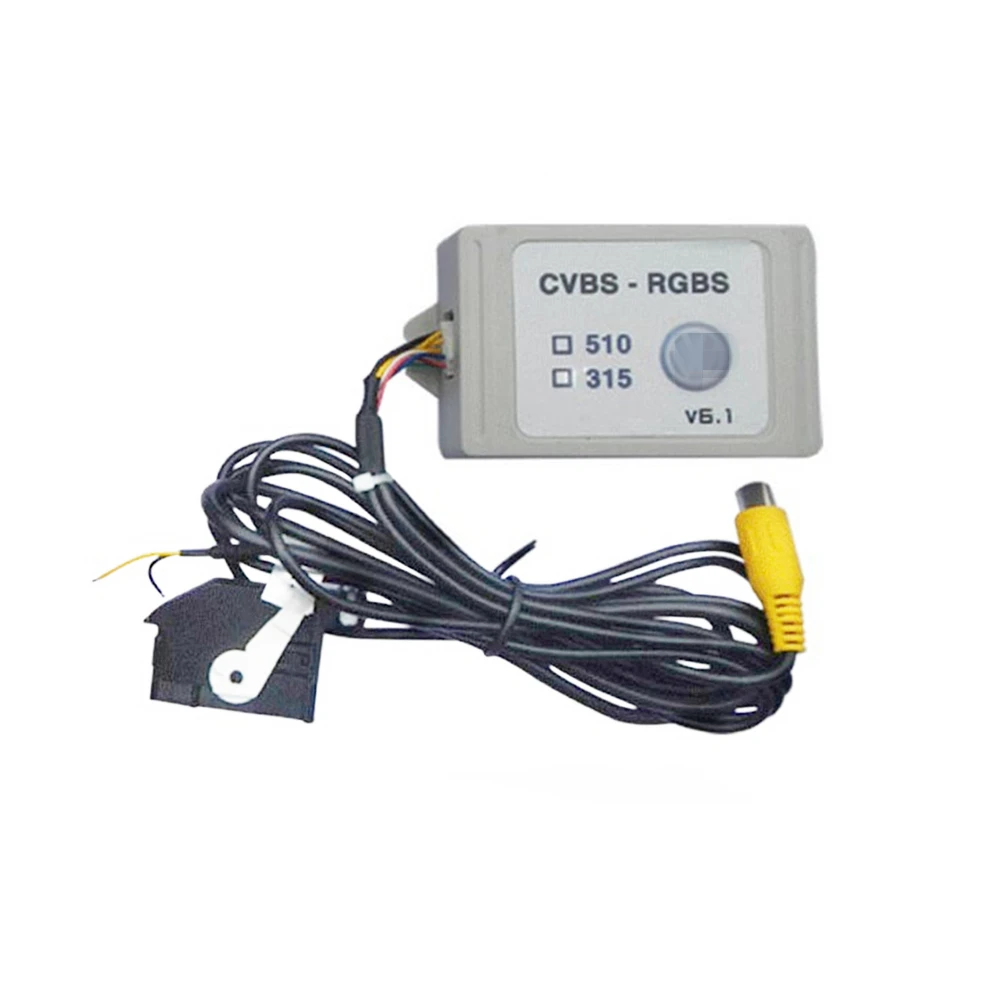 Переходник для камеры заднего вида с RGBS на AV VW RCD510/RNS315/RNS510AV/CVBS |