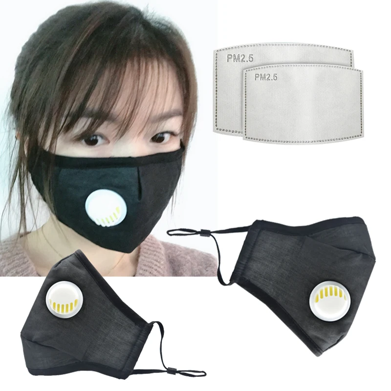 

N95 Mask PM2.5 Antivirus Masks Fashion Respirator Mask With Respirator Reusable Pollution Face Mouth Mask Breathable for