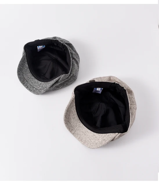 Old Men Big Size Octagonal Hat Leisure Ivy Hats Adult Newsboy Cap 