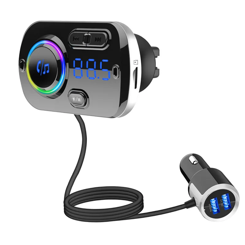 Aantrekkingskracht Ontvangst hoekpunt Jajabor Bluetooth 5.0 Carkit Handsfree Fm Transmitter Aux Audio Car Player  A2dp Wireless Car Mp3 Player Support Tf Card Playback - Bluetooth Car Kit -  AliExpress