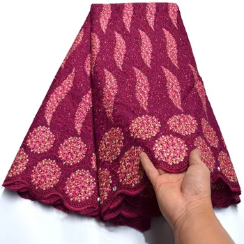 

Special Offers African Swiss voile Lace fabric with stones high quality 2020 Nigerian Ghana garment sewing clothes