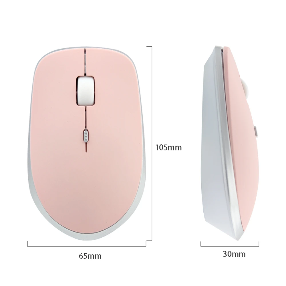 Wireless Mouse 2.4Ghz Ergonomic Mouse USB Orange Pink Game Computer Mice Wireless Mice for Laptop PC Macbook Dell Asus Lenovo HP