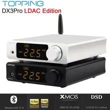 Garniture DX3 PRO LDAC édition Bluetooth décodeur ampli AK4493 USB DAC XMOS XU208 DSD512 solution dure sortie casque TPA6120A2(China)