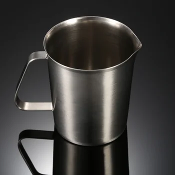 

1500ML Stainless Steel Milk Pitcher Multifunctional Cup Jug Milk Foam Container Measuring Cup Fine Coffee Tool Kitchen Gadgets