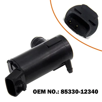 

JEAZEA Windshield Washer Pump Motor 85330-12340 85330-AA010 85310-20190 Fit for Toyota Camry Corolla Sienna Solara Land Cruiser