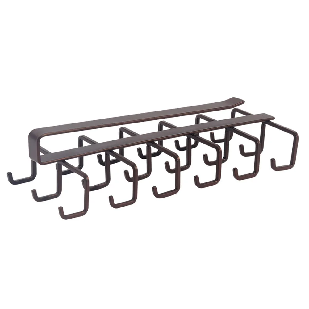 18 висячих крючков для галстука шарфа железный держатель хранения подставка