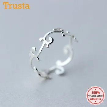 

Trusta Womens 925 Sterling Silver Fashion Jewelry Branch Cocktail Ring Sizable 5 6 7 Girls Kids Xmas Gift DS399 Drop Shipping