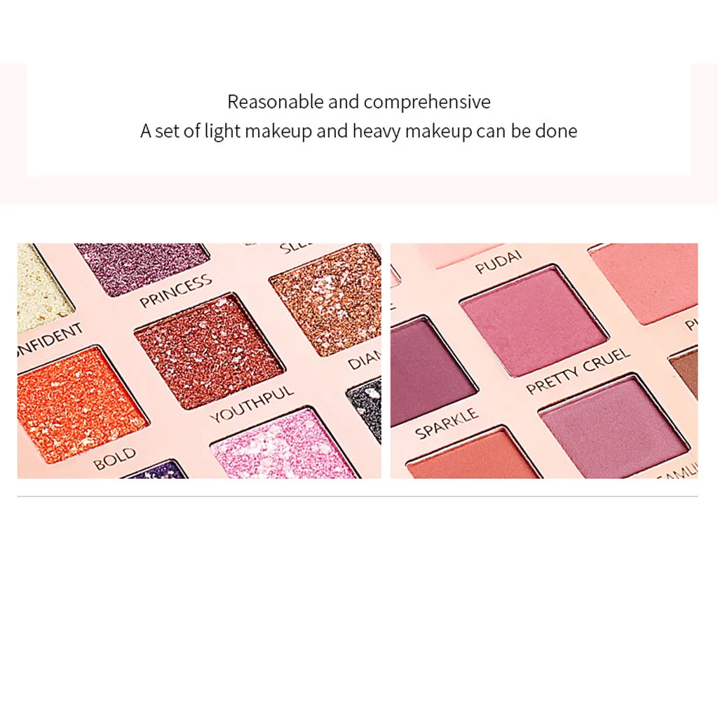 Дропшиппинг Pudaier 18 цветов сверкающие тени для век Ins Fire Eye shadow блеск перламутровый тренд красивая мода Sombra# ZC