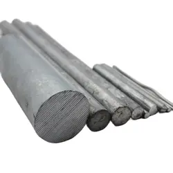 Tige de Zinc haute pureté Zn 99.5%, Anode ronde de galvanoplastie diamètre 2mm à 100mm 