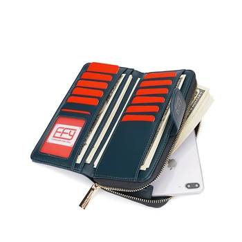 

Fashion Women Card Holder Wallet Multi Card Big Capacity Long Clutch Cell Phone Bag Coin Purse Multifunction Ladies Long Wallets