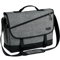 VASCHY Water Resistant Briefcase Laptop Crossbody Shoulder Messenger Side Bag for Work