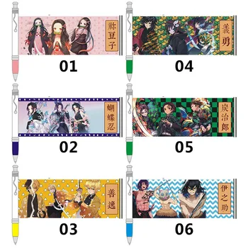 

1 Pcs Gel Pen Anime Demon Slayer: Kimetsu No Yaiba Black 0.5 Neutral Pens For School Gift Writing Office Learning Supplies