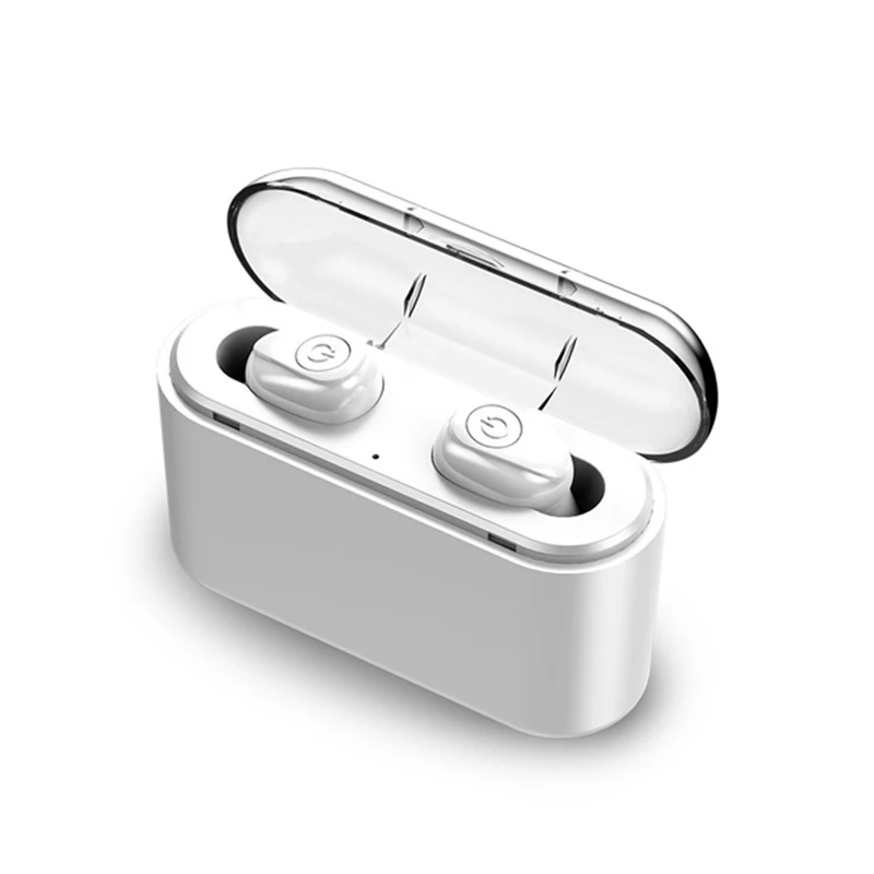 white color Bluetooth 5,0 мини беспроводные наушники Беспроводная гарнитура наушники стерео наушники-вкладыши Handfree - Цвет: white color