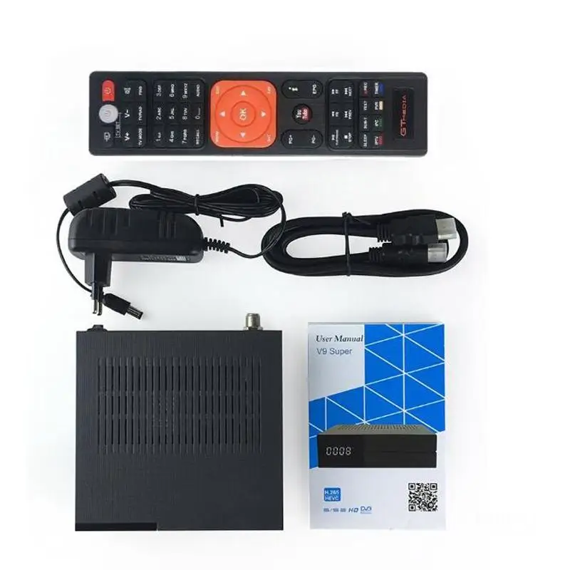 GTMedia V9 Супер Спутниковый ресивер ТВ ресивер bult-in WiFi 1080P Full HD DVB-S2/S USB тв тюнер цифровой ТВ приставка H.265 HEVC PVR
