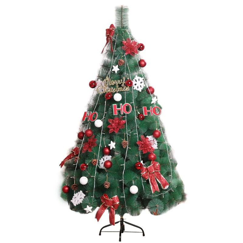 

2020 New Christmas Tree with Decoration Package Decorations Pine Needle Christmas Tree Celebrate Supplies Artificial Tree