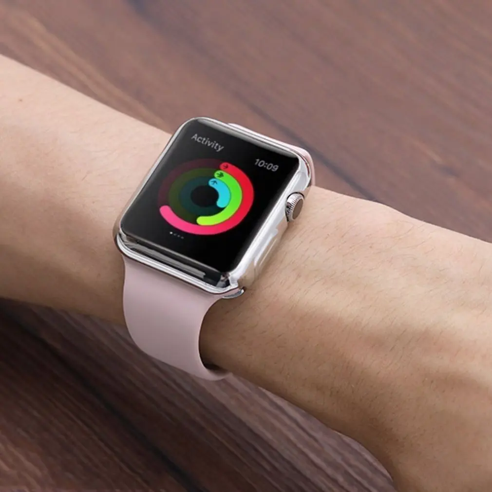 PC тоньше и более близко подходит для Apple Watch чехол Общая защита экрана часов от царапин или сломанных чехол для часов