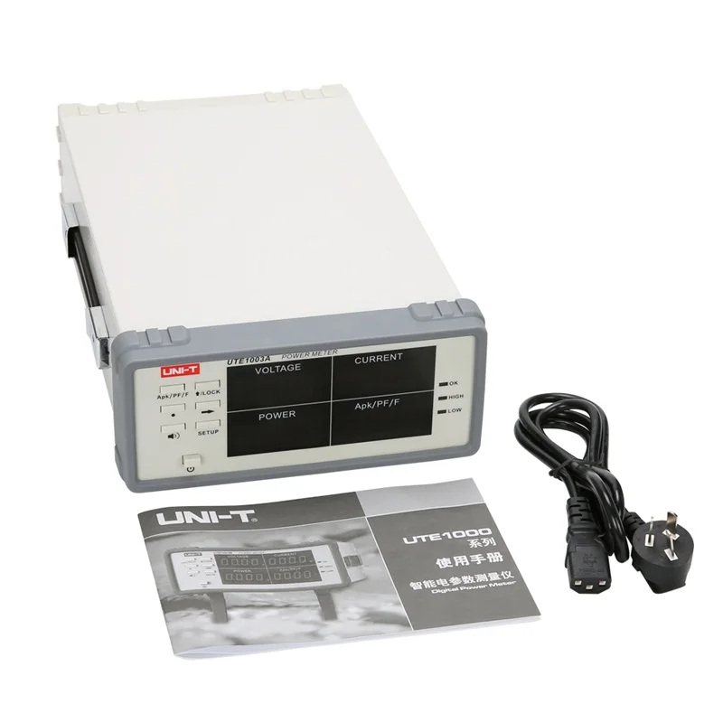 UNI-T UTE1003A/UTE1010A/UTE1003B/UTE1010B Электрический параметр масса анализатор фактор Мощность анализатор 1,0 V-300 V