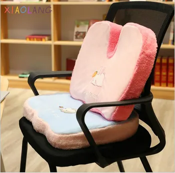 

Premium Seat Orthopedic Cushion Memory Foam Tailbone Pain for Office Chair Car Seat Back Pain Sciatica Relief Coccyx