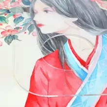 Роскошная пластиковая прозрачная овальная палитра акриловая легкая чистка прозрачная художественная краска смешивание Акварельная гуашь палитра красок