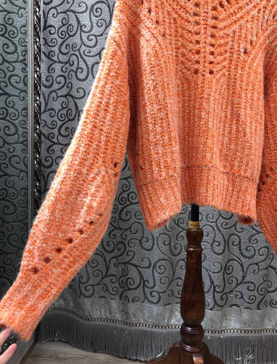 Осень и зима, новинка, женский свитер с маленьким высоким воротником, однотонный, декоративный рукав летучая мышь, свитер, 1020