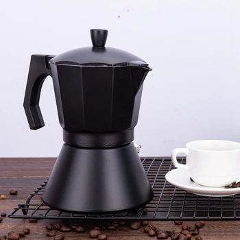

Mocha Latte Coffee Maker Italian Moka Espresso Cafeteira Percolator Pot 12Cup Stovetop Coffee Maker 600Ml