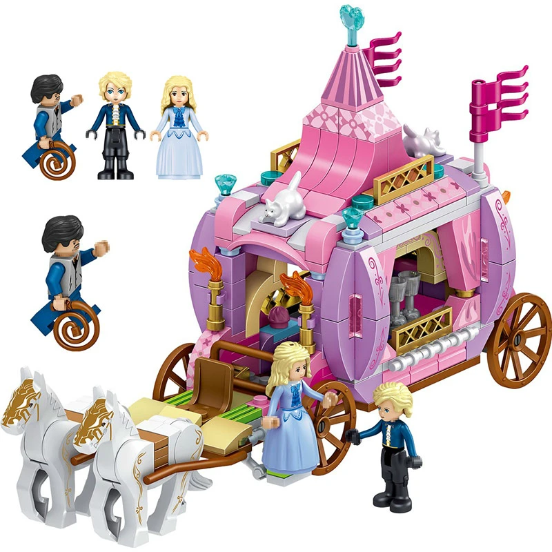 Princess Windsor Bourbon Royal Carriage Building Blocks Construction Brick Educational Toys for Children Compatible with TOYS | Игрушки и