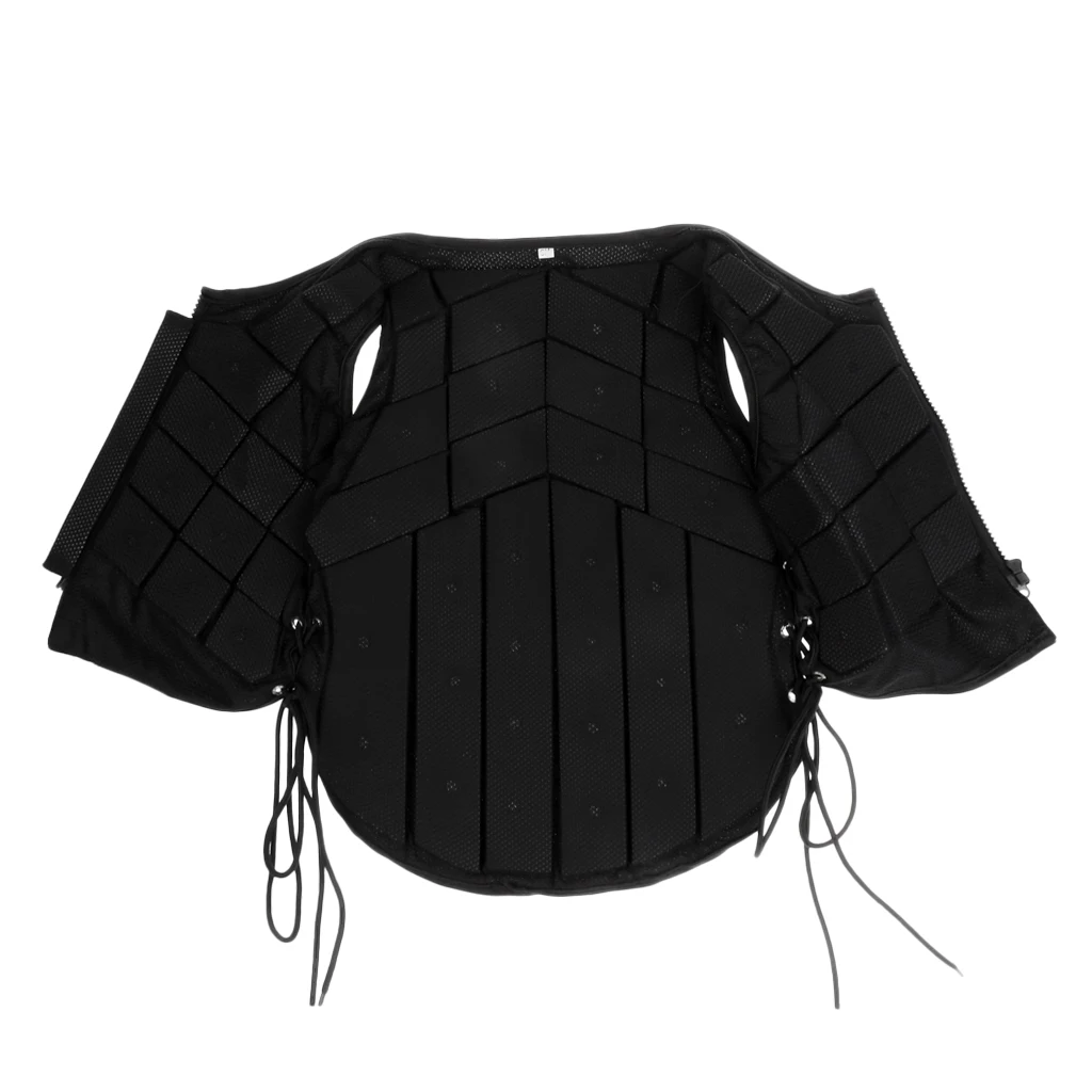 Black EVA Padded Safety Equestrian Horse Riding Vest Body Protector