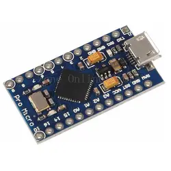Carte Micro USB Pro pour Arduino Pro, 5V, 16MHz, avec broche, 1 pièce 