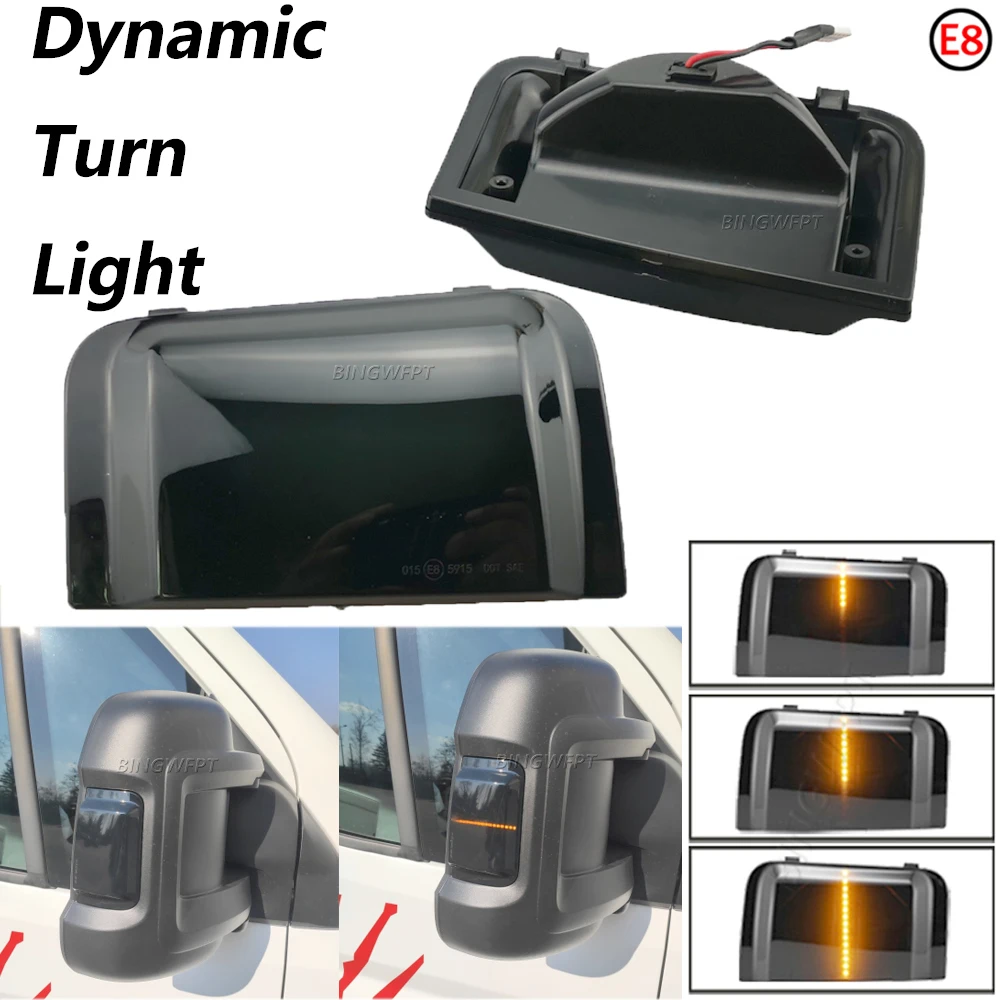 Indicatori Di Direzione Dinamici A Led Per Peugeot Boxer Citroen Jumper Relay Ram Promaster Fiat Ducato Truck Car Led Indicatore Specchio Luminoso