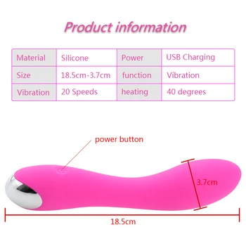 Waterproof Vibrator G Spot Vibrator for Women Strong Vibration Rechargeable Personal Vibrator for Effortless Insertion- Ideal 2